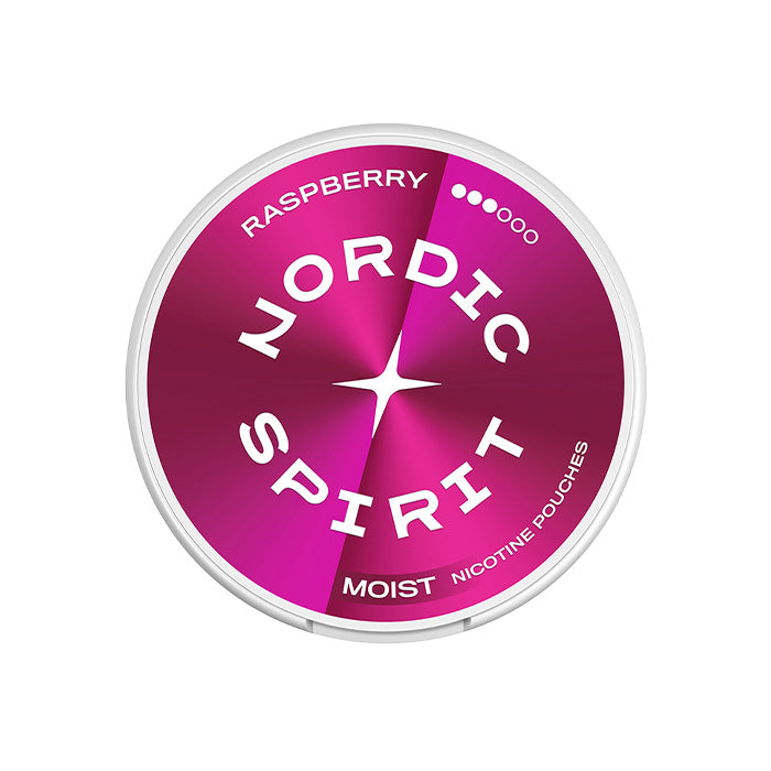 Nordic Spirit Raspberry Nicotine Pouches - 9mg Strong