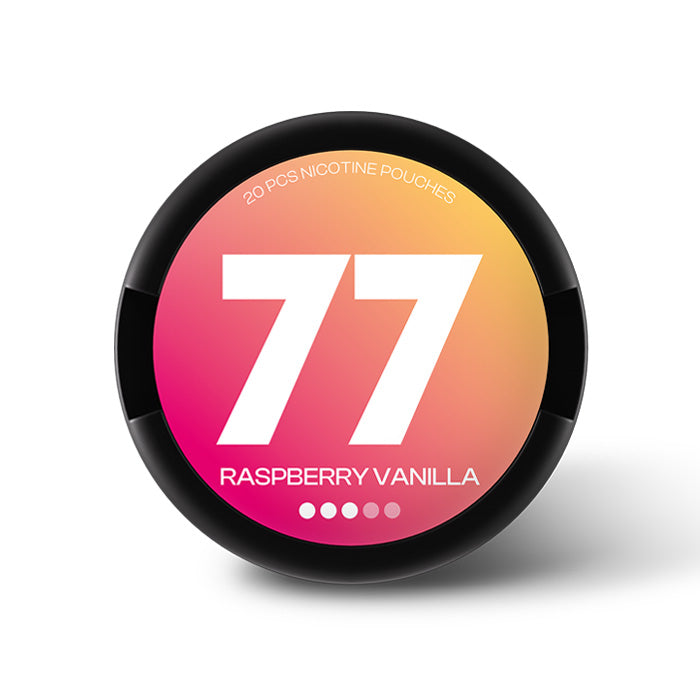 Raspberry Vanilla 10.4mg 77 Nicotine Pouches