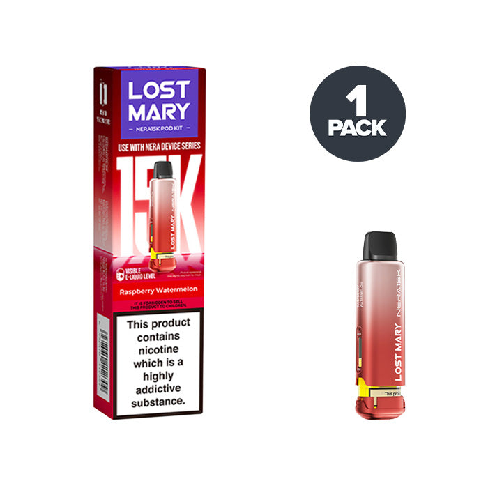 Raspberry Watermelon Lost Mary Nera 15K Pre-filled Pods