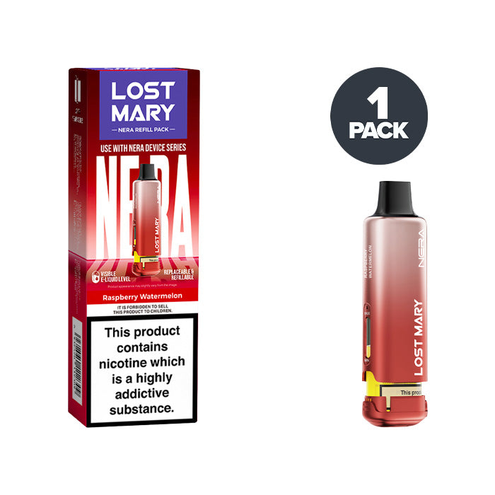 Raspberry Watermelon Lost Mary Nera Refill Pack