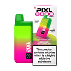 Raspberry Watermelon PIXL 8000 Prefilled Pod Kit and Box