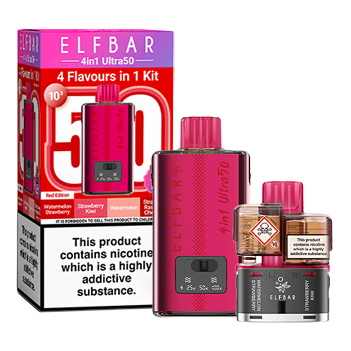 Elf Bar 4 in 1 Ultra 50 Prefilled Pod Kit Elf Bar 4 in 1 Ultra 50 Prefilled Pod Kit