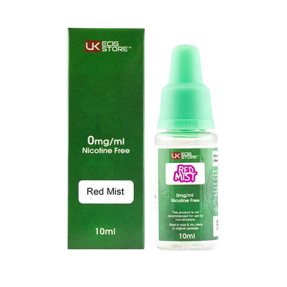 UK Ecig Store Red Mist 10ml E-liquid with Box Old Design