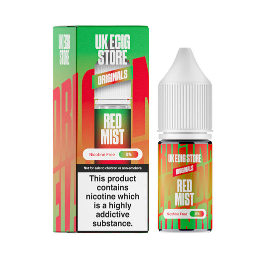 UK Ecig Store Red Mist 10ml E-liquid with Box