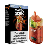 RELX MaxGo Combo 33K Prefilled Vape Kit - Blueberry Splash + Blueberry Sour Raspberry
