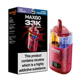 RELX MaxGo Combo 33K Prefilled Vape Kit - Grape Bubblegum + Blueberry Cranberry Cherry