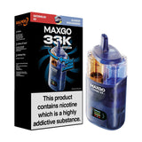 RELX MaxGo Combo 33K Prefilled Vape Kit - Watermelon Ice + Blueberry Sour Raspberry