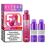 Ruby Edition Elf Bar Plus 50 Prefilled Pod Kit and Box