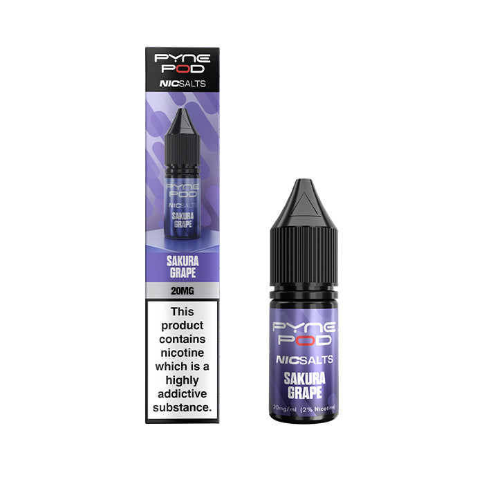 Sakura Grape Nic Salt E-Liquid by Pyne Pod
