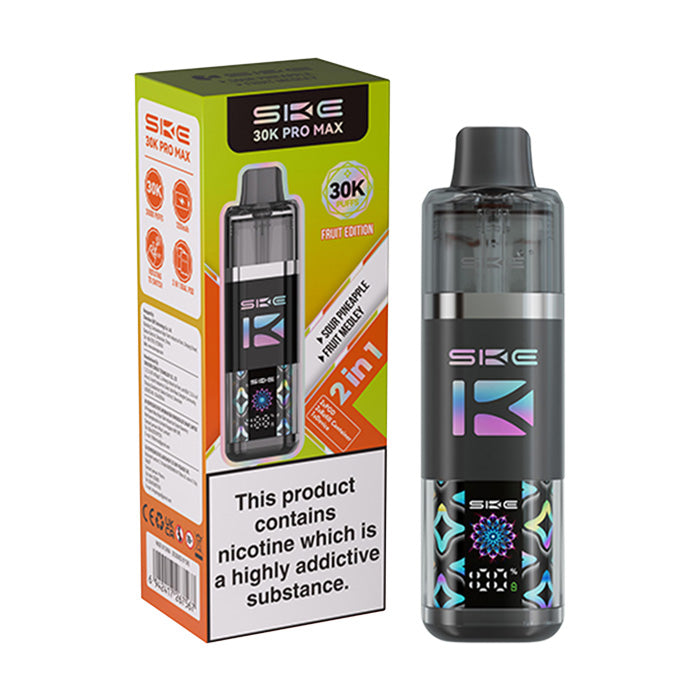 Fruit Edition SKE Crystal 30K Pro Max Plus Prefilled Pod Kit and Box