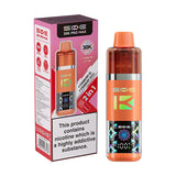 Strawberry Ice/ Strawberry Sizzle SKE Crystal 30K Pro Max Plus Prefilled Pod Kit and Box
