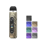 Smok Nove 6 Pod Kit with seven squares showcasing all available colours