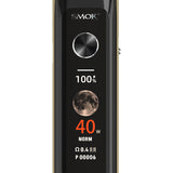 A close up of the Smok Novo 6 Ultra screen