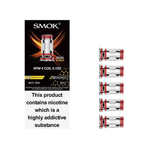Smok RPM 4 0.15Ω Coils and Box
