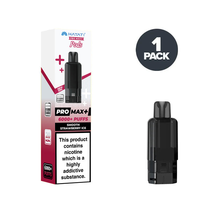 Smooth Strawberry Ice Hayati Pro Max Plus Prefilled Pods