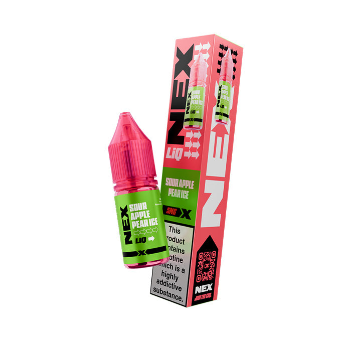 Sour Apple Pear Ice Nic Salt E-Liquid by NexLiq