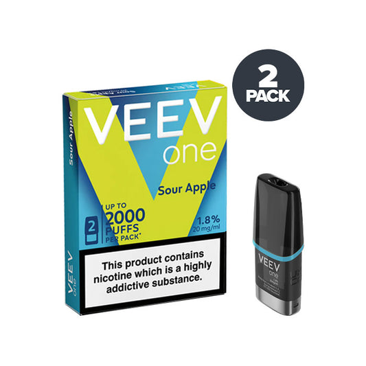 Sour Apple Veev One Prefilled Pod and Box