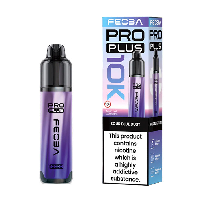 Sour Blue Dust Feoba Pro Plus 30K Pod Kit and Box
