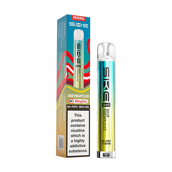 SKE Bar 600 Prefilled Pod Kit - Sour Pineapple Ice
