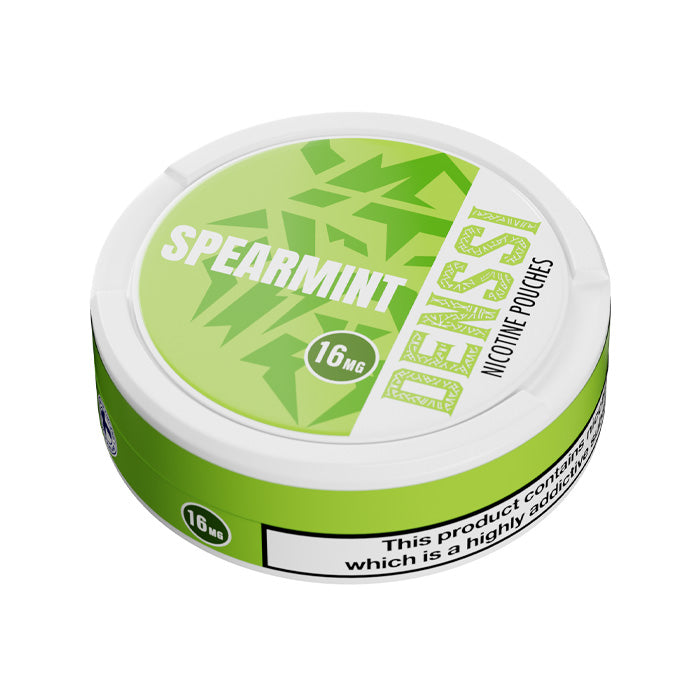 Tub of 20 Denssi Spearmint 16mg Nicotine Pouches