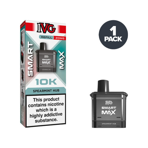 Spearmint Hub IVG Smart Max Refill Pack and Box