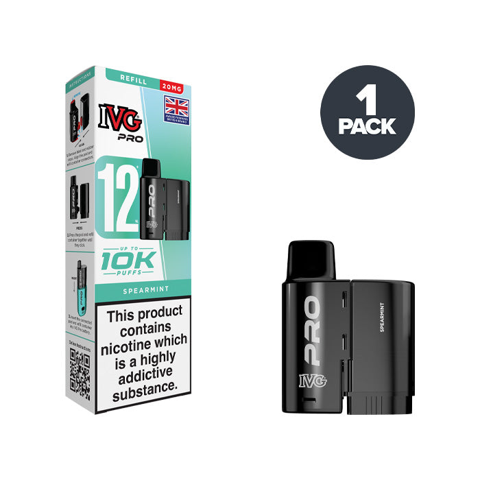 Spearmint IVG Pro 12 20mg Refill Pack