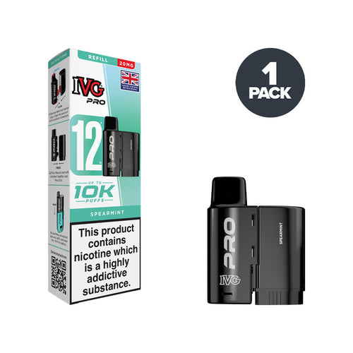 Spearmint IVG Pro 12 20mg Refill Pack