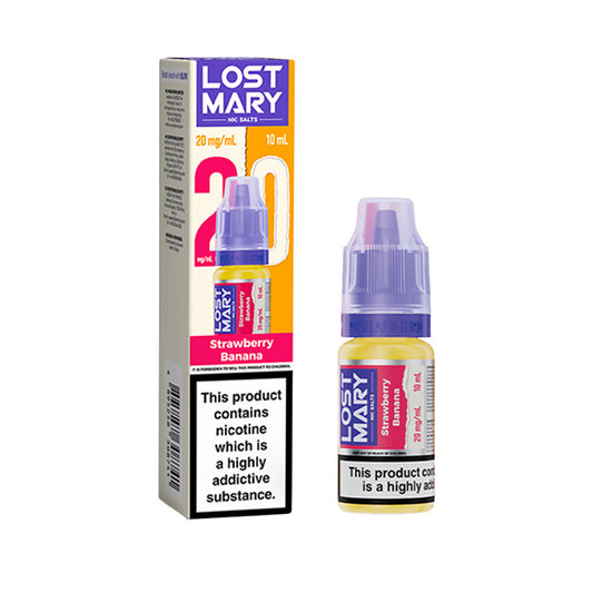 Strawberry Banana Nic Salt E-Liquid by Lost Mary