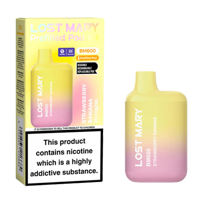 Lost Mary BM600 Prefilled Pod Kit - Strawberry Banana