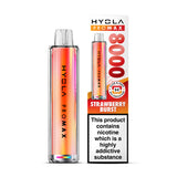 Strawberry Burst Hyola Pro Max 8000 Prefilled Pod Kit and Box