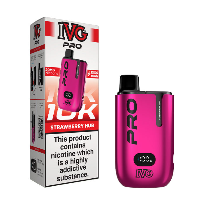 IVG Pro 12 20mg Prefilled Pod Kit - Strawberry Hub