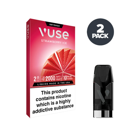 Strawberry Ice 10mg Vuse Intense Pod and Box