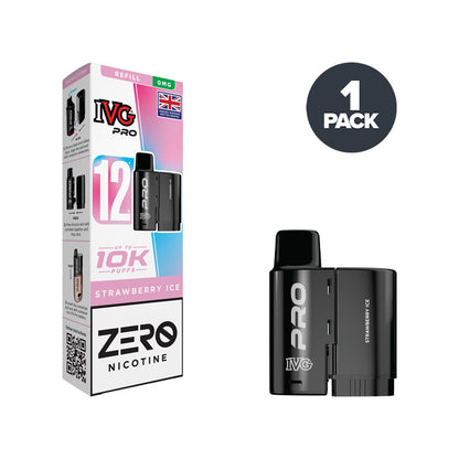 Strawberry Ice IVG Pro 12 0mg Refill Pack