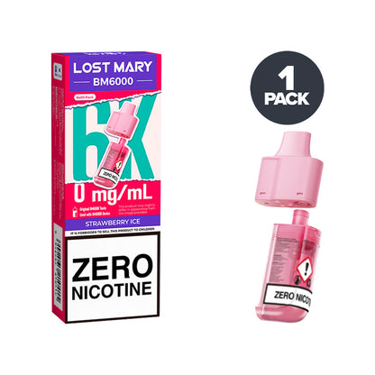 Strawberry Ice Lost Mary BM6000 Refill Pack 0mg