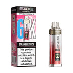 Strawberry Ice SKE Bar 6K Prefilled Pod Kit and box