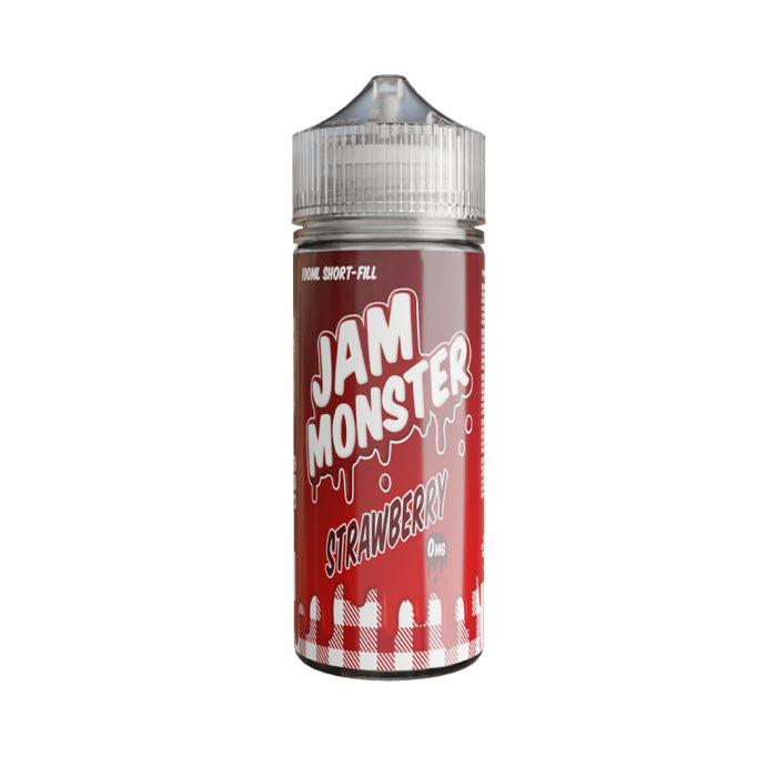 Strawberry 100ml Shortfill E-Liquid by Jam Monster