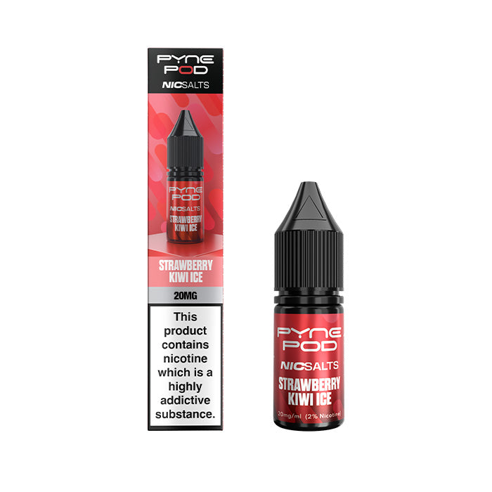 Strawberry Kiwi Ice Pyne Pod 10ml Nic Salt E-Liquid and Box