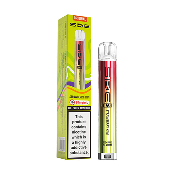 SKE Bar 600 Prefilled Pod Kit - Strawberry Kiwi