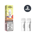 Two Strawberry Kiwi SKE Crystal 600 Pro Prefilled Pods with Box