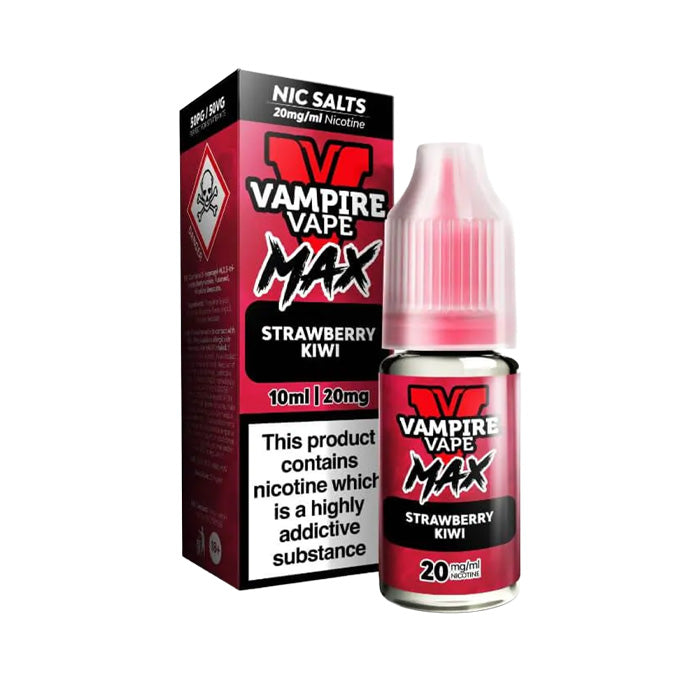 Strawberry Kiwi Nic Salt E-Liquid by Vampire Vape Max