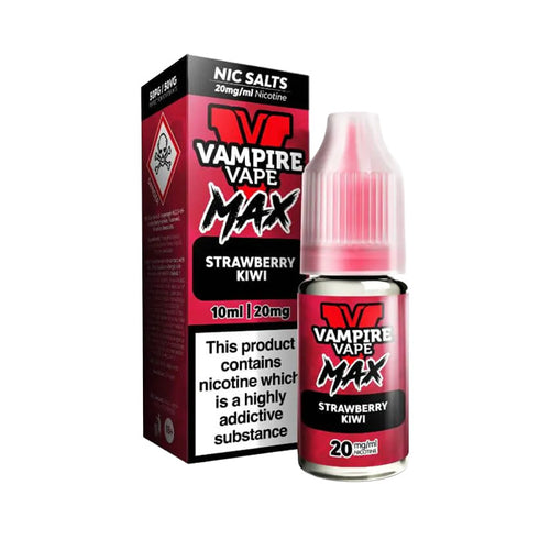 Strawberry Kiwi Nic Salt E-Liquid by Vampire Vape Max