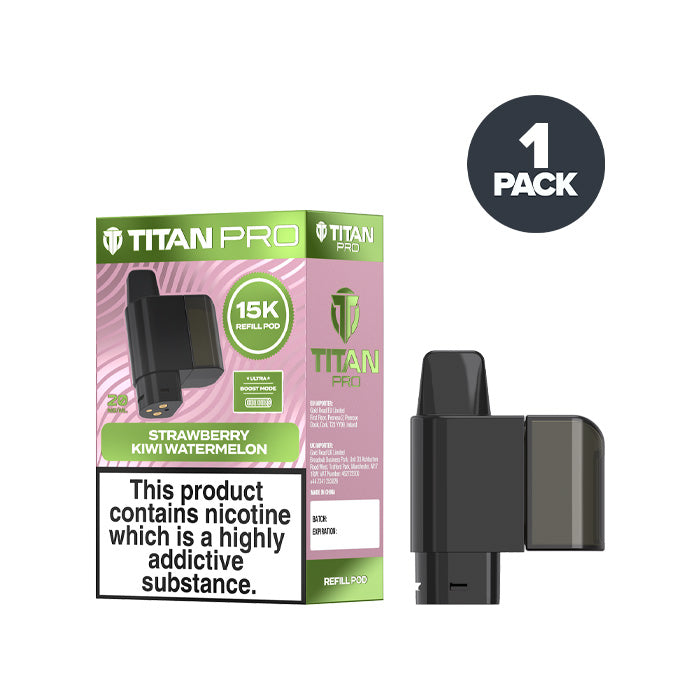 Strawberry Kiwi Watermelon Titan Pro 15K Refill Pack