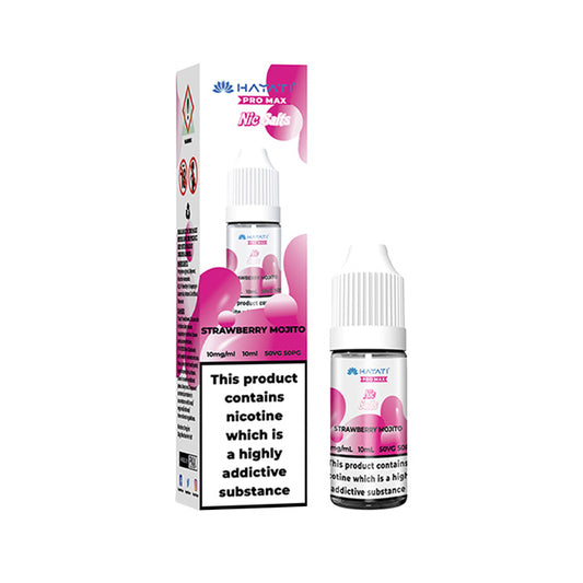 Strawberry Mojito Hayati Pro Max 10ml Nic Salt E-Liquid and Box