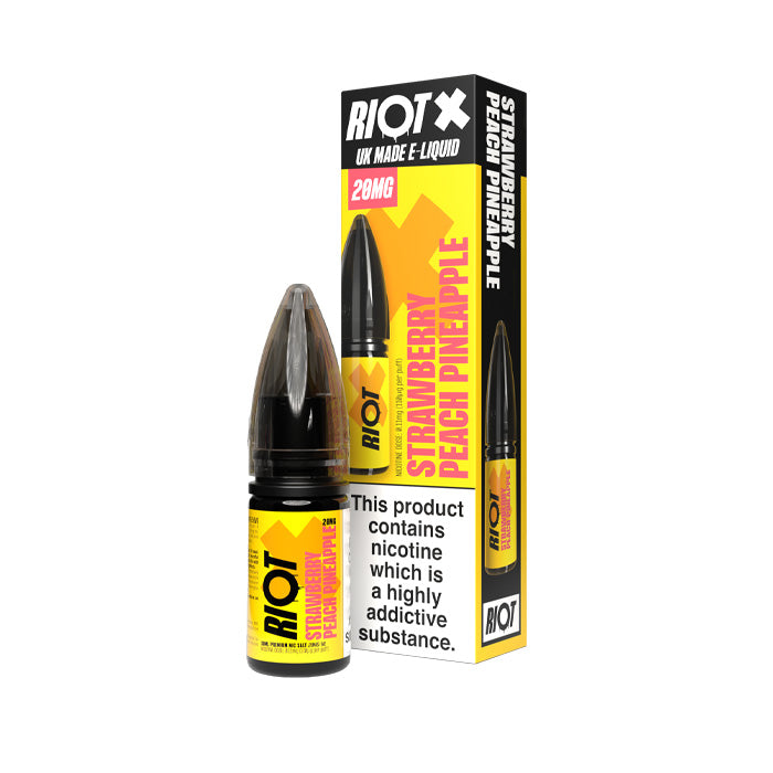 Riot E-Liquid Strawberry Peach Pineapple Nic Salt by Riot X — image 1 of 1