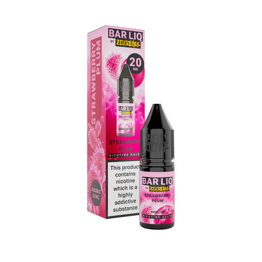 Strawberry Plum 10ml Bar Liq Nic Salt E-Liquid by Zeus Juice