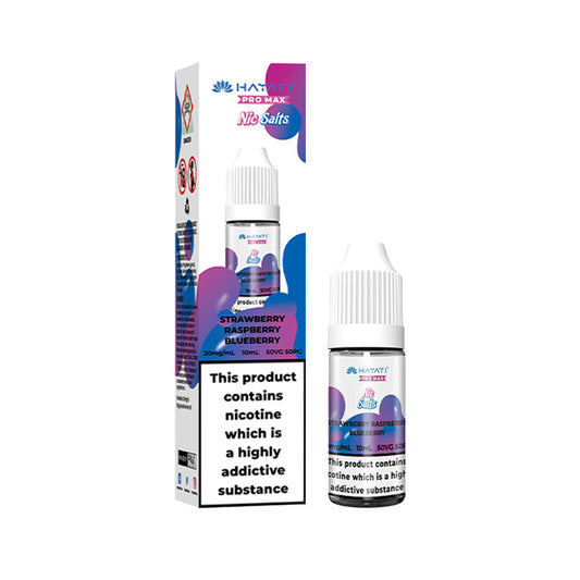 Strawberry Raspberry Blueberry Hayati Pro Max 10ml Nic Salt E-Liquid and Box