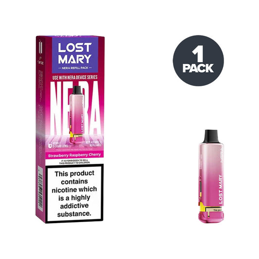 Strawberry Raspberry Cherry Lost Mary Nera 15K Refill Pack