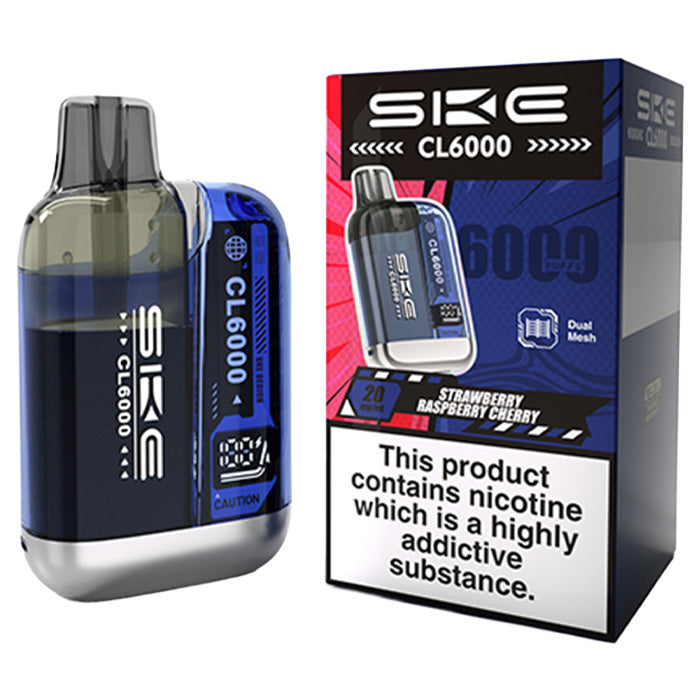 Strawberry Raspberry Cherry SKE CL6000 Prefilled Pod Kit with Box