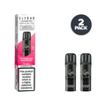 Two Strawberry Raspberry Elf Bar 600 Prefilled Pods with Box