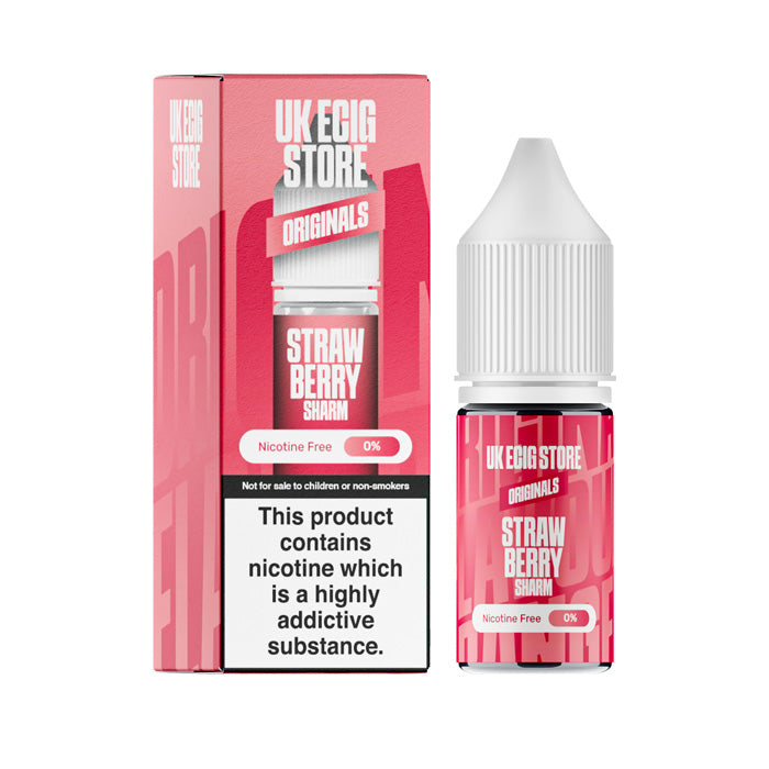 UK Ecig Store Strawberry Sharm 10ml E-liquid with Box